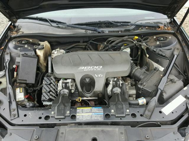 2G2WP522251305632 - 2005 PONTIAC GRAND PRIX BLACK photo 7