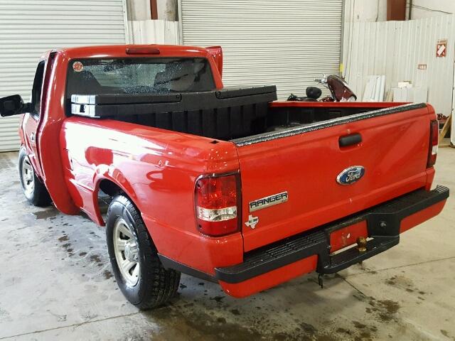 1FTYR10DX8PA39179 - 2008 FORD RANGER RED photo 3