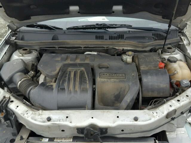 1G1AB5F5XA7207432 - 2010 CHEVROLET COBALT LS SILVER photo 7