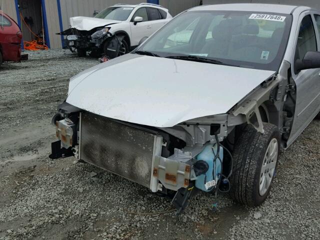 1G1AB5F5XA7207432 - 2010 CHEVROLET COBALT LS SILVER photo 9