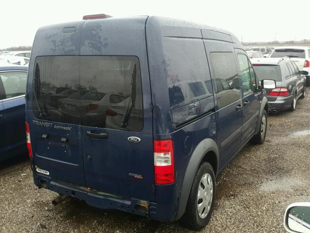 NM0KS9BN8AT021286 - 2010 FORD TRANSIT CO BLUE photo 4