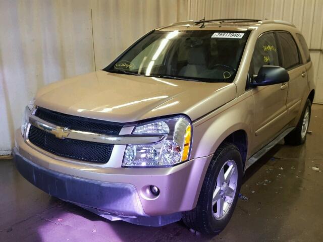 2CNDL73FX56129892 - 2005 CHEVROLET EQUINOX LT GOLD photo 2