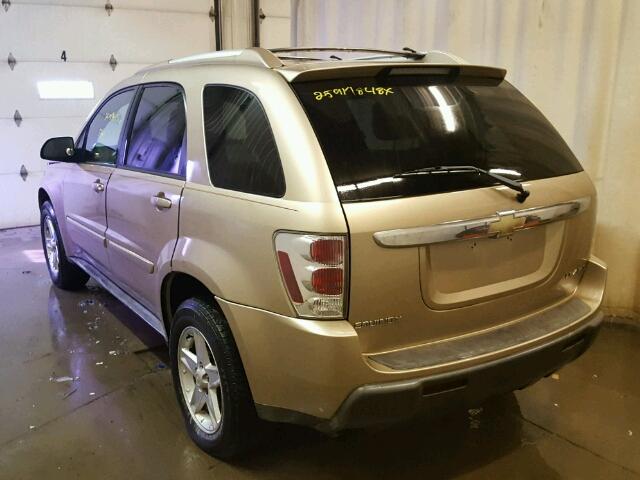 2CNDL73FX56129892 - 2005 CHEVROLET EQUINOX LT GOLD photo 3