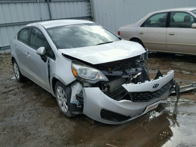 KNADM4A33C6091558 - 2012 KIA RIO LX Արծաթագույն լուսանկար 1