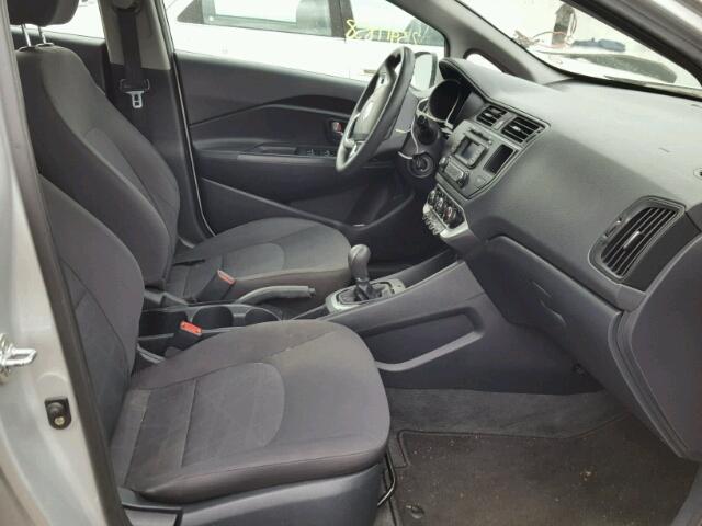 KNADM4A33C6091558 - 2012 KIA RIO LX Արծաթագույն լուսանկար 5