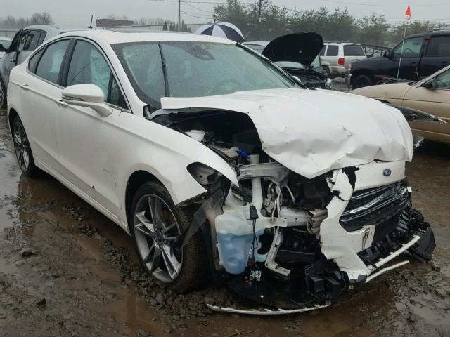 3FA6P0D96DR316092 - 2013 FORD FUSION TIT WHITE photo 1