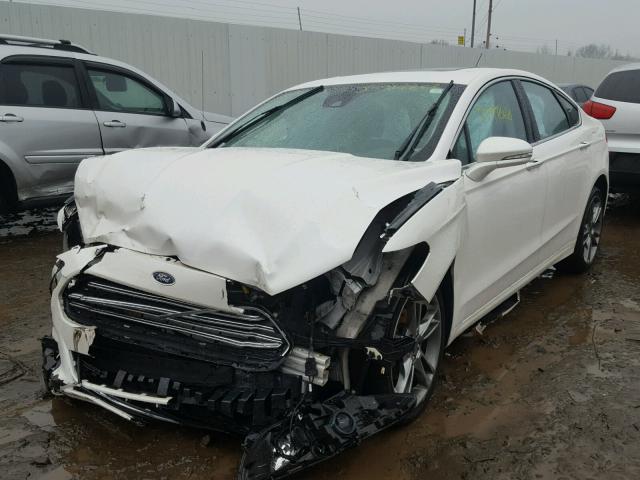 3FA6P0D96DR316092 - 2013 FORD FUSION TIT WHITE photo 2