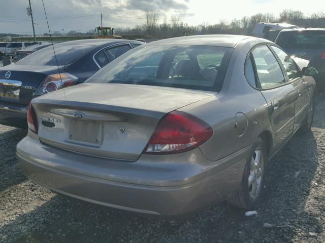 1FAFP53U27A196244 - 2007 FORD TAURUS SE TAN photo 4