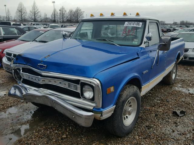 CE240S108098 - 1970 CHEVROLET C20 BLUE photo 2