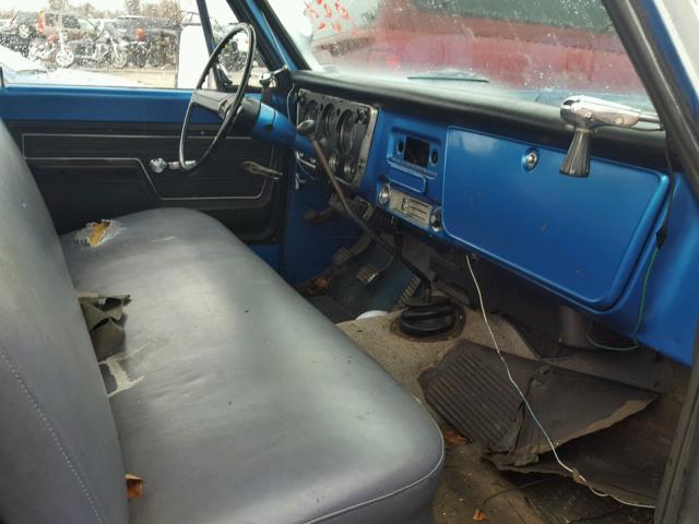 CE240S108098 - 1970 CHEVROLET C20 BLUE photo 5