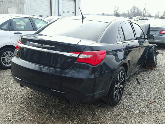 1C3BC8FG9BN599140 - 2011 CHRYSLER 200 S BLACK photo 4