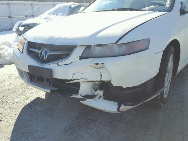 JH4CL96894C007456 - 2004 ACURA TSX WHITE photo 9