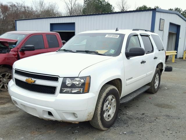 1GNFC13C79R157375 - 2009 CHEVROLET TAHOE C150 WHITE photo 2