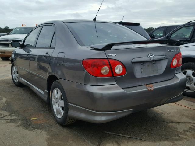 1NXBR32E16Z696955 - 2006 TOYOTA COROLLA CE GRAY photo 3