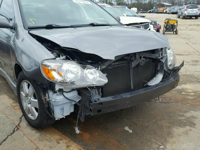 1NXBR32E16Z696955 - 2006 TOYOTA COROLLA CE GRAY photo 9