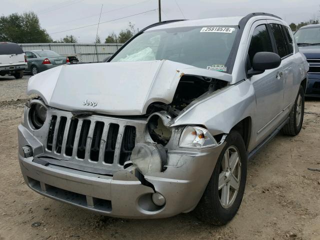 1J4NT4FB2AD549250 - 2010 JEEP COMPASS SP SILVER photo 2
