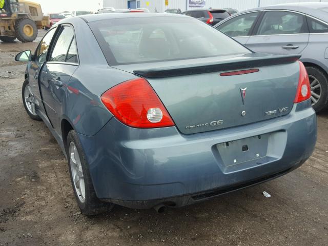 1G2ZJ57K294229962 - 2009 PONTIAC G6 TEAL photo 3