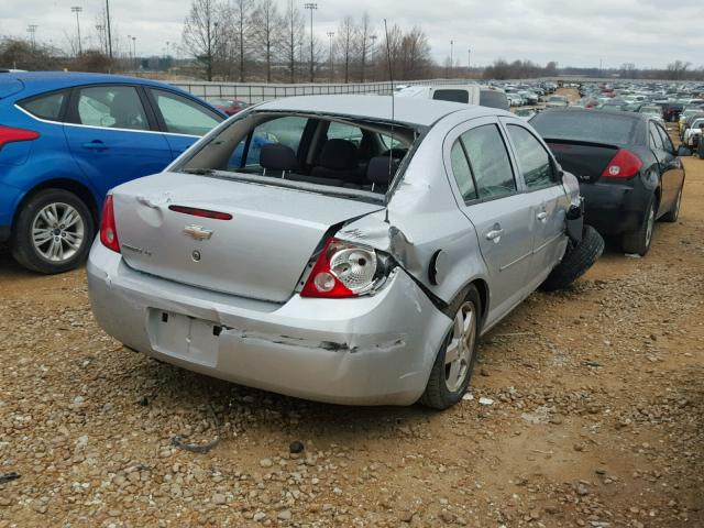 1G1AF5F5XA7163968 - 2010 CHEVROLET COBALT 2LT SILVER photo 4