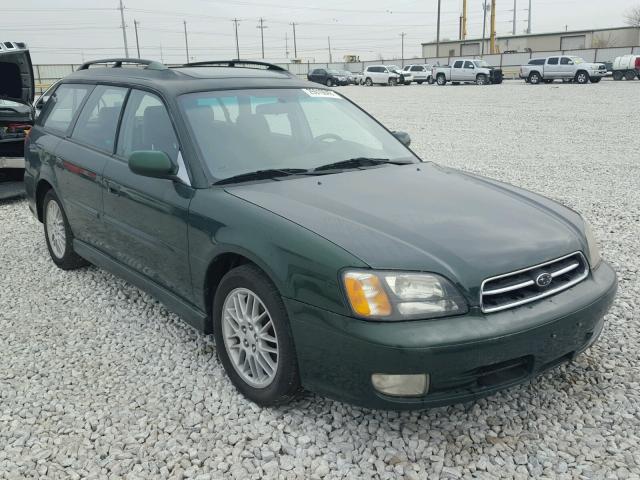 4S3BH6453Y7303559 - 2000 SUBARU LEGACY GT GREEN photo 1