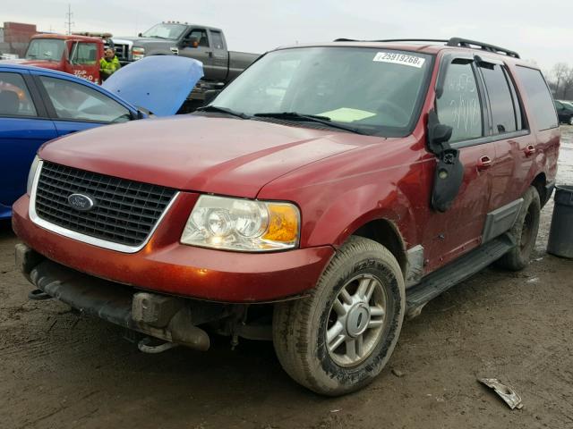 1FMPU16535LA31837 - 2005 FORD EXPEDITION RED photo 2