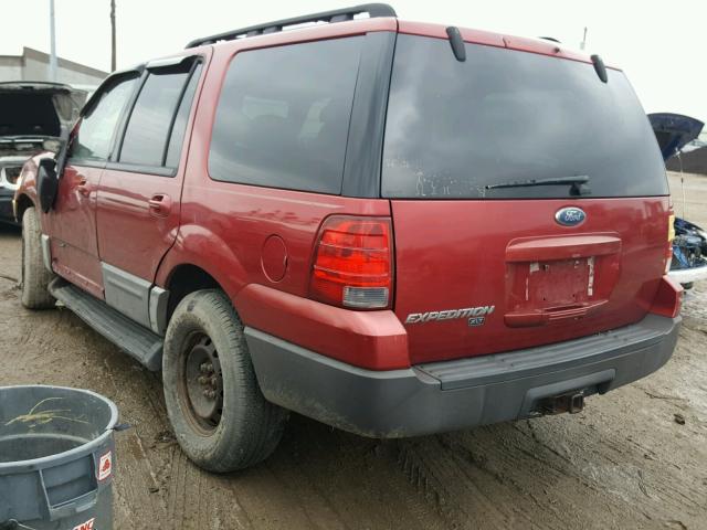 1FMPU16535LA31837 - 2005 FORD EXPEDITION RED photo 3