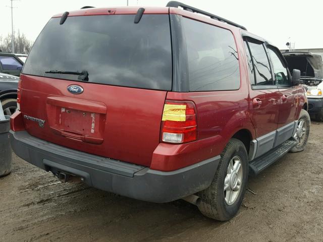 1FMPU16535LA31837 - 2005 FORD EXPEDITION RED photo 4