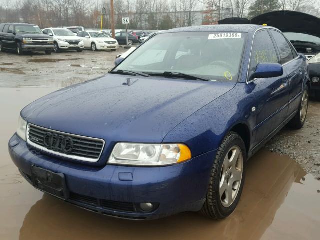 WAUDH68D81A153643 - 2001 AUDI A4 2.8 QUA BLUE photo 2