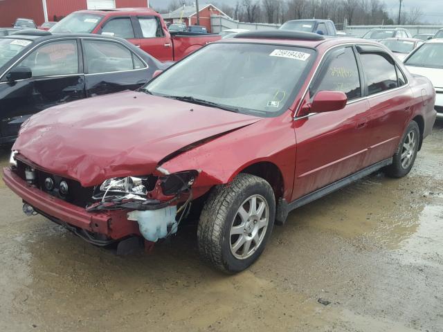 1HGCG66832A019858 - 2002 HONDA ACCORD EX MAROON photo 2