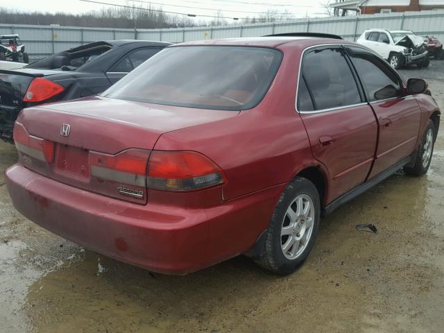 1HGCG66832A019858 - 2002 HONDA ACCORD EX MAROON photo 4