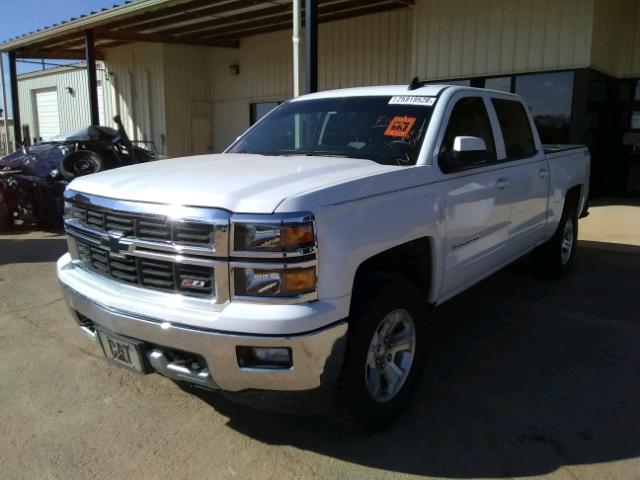 3GCUKREC4FG353199 - 2015 CHEVROLET SILVERADO WHITE photo 2