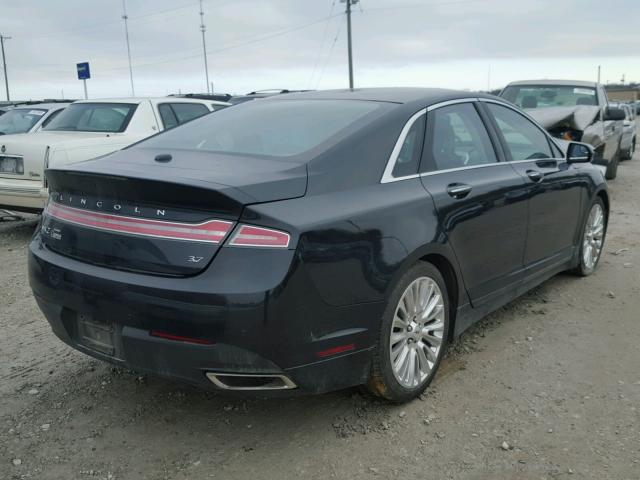 3LN6L2GK5DR807460 - 2013 LINCOLN MKZ BLACK photo 4