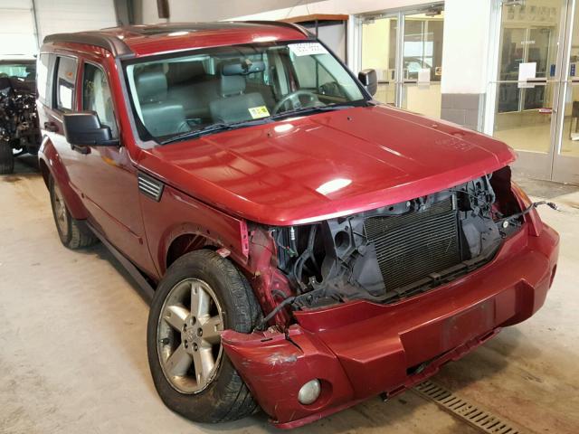 1D8GU58K37W577491 - 2007 DODGE NITRO SLT RED photo 1