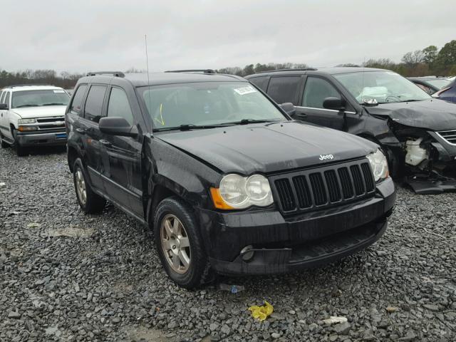 1J8GS48K28C152483 - 2008 JEEP GRAND CHER BLACK photo 1