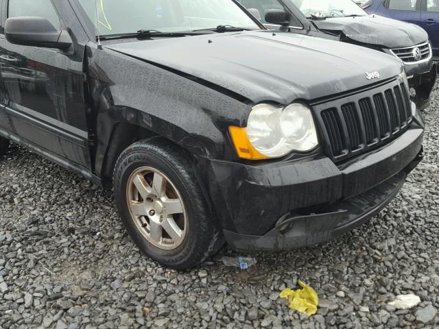 1J8GS48K28C152483 - 2008 JEEP GRAND CHER BLACK photo 9