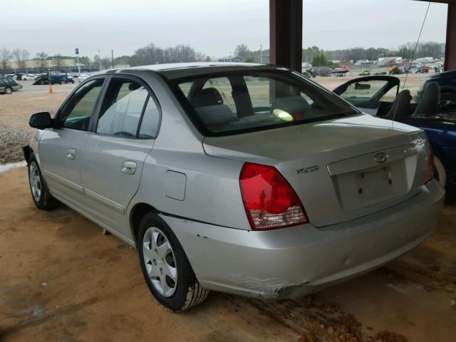 KMHDN46D26U338940 - 2006 HYUNDAI ELANTRA GL SILVER photo 3