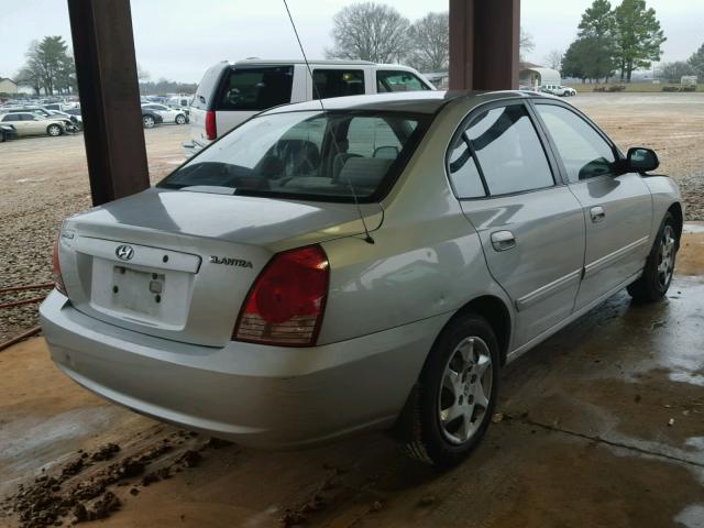 KMHDN46D26U338940 - 2006 HYUNDAI ELANTRA GL SILVER photo 4