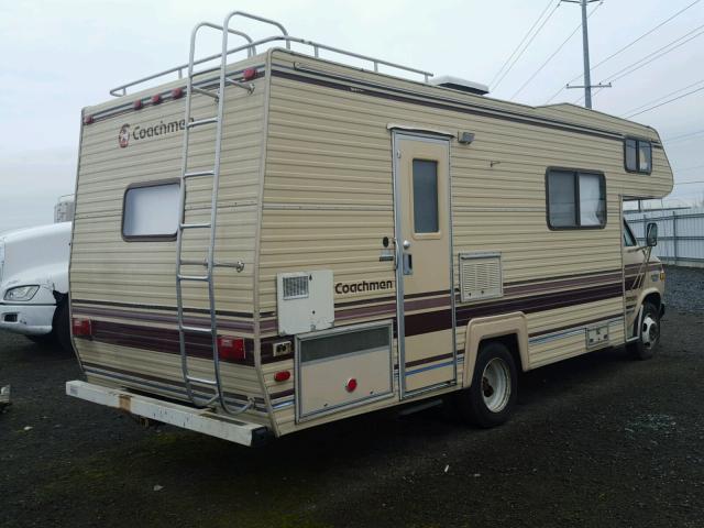 2GBJG31M1E4178758 - 1984 CHEVROLET G30 BEIGE photo 4