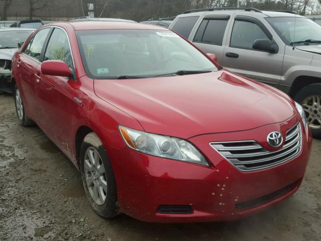 4T1BB46K69U077119 - 2009 TOYOTA CAMRY HYBR RED photo 1