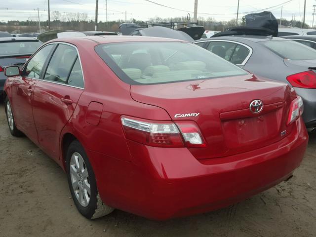 4T1BB46K69U077119 - 2009 TOYOTA CAMRY HYBR RED photo 3