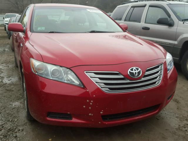 4T1BB46K69U077119 - 2009 TOYOTA CAMRY HYBR RED photo 9