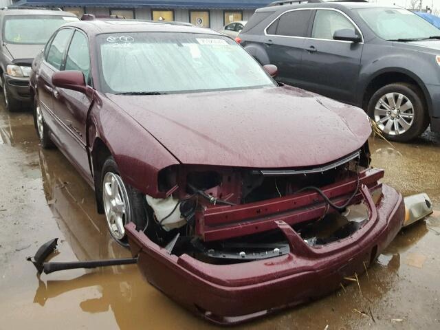 2G1WH52K149221898 - 2004 CHEVROLET IMPALA LS BURGUNDY photo 1