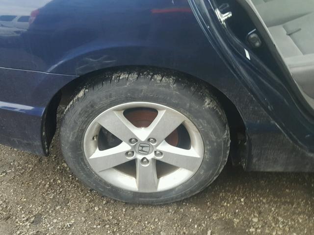 1HGFA16868L116700 - 2008 HONDA CIVIC EX ლურჯი ფოტო 9