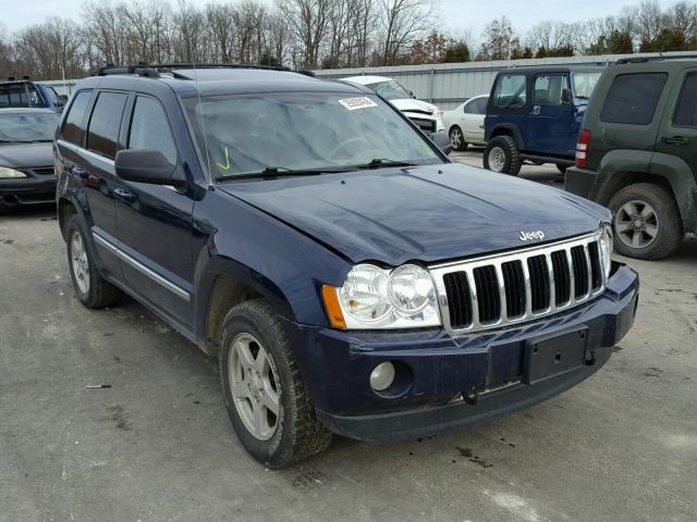 1J4HR58215C532241 - 2005 JEEP GRAND CHER BLUE photo 1