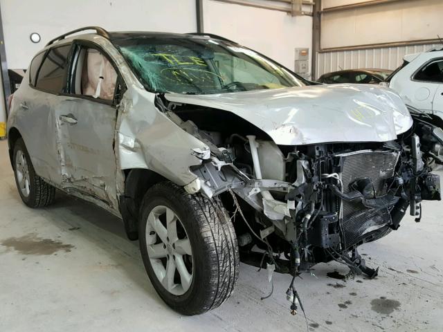 JN8AZ18W79W150159 - 2009 NISSAN MURANO S SILVER photo 1