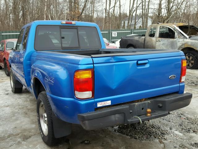 1FTZR15U8WTA18543 - 1998 FORD RANGER SUP BLUE photo 3