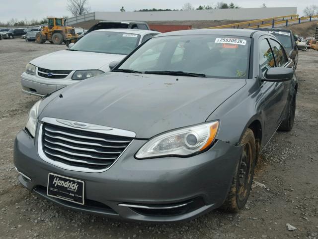 1C3CCBABXDN686481 - 2013 CHRYSLER 200 LX GRAY photo 2