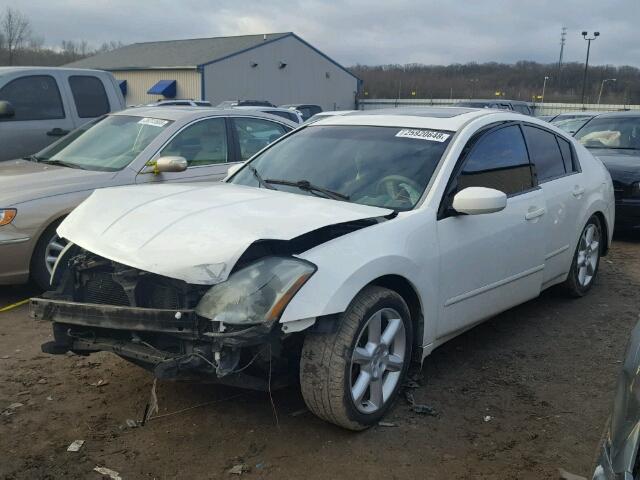 1N4BA41E95C814036 - 2005 NISSAN MAXIMA SE WHITE photo 2