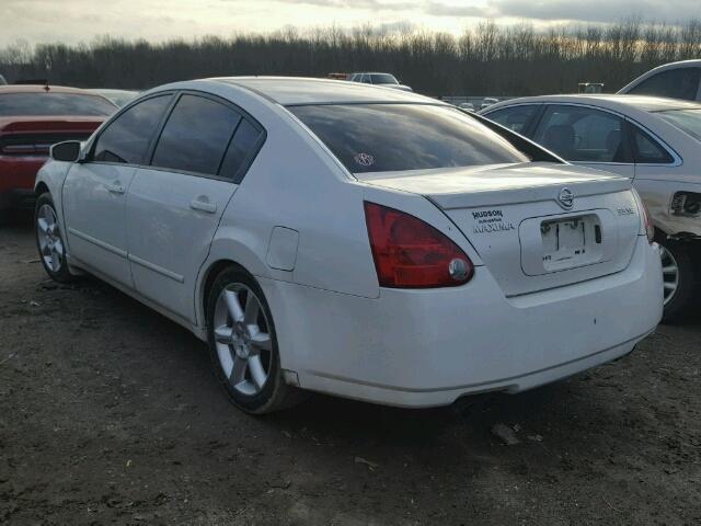 1N4BA41E95C814036 - 2005 NISSAN MAXIMA SE WHITE photo 3