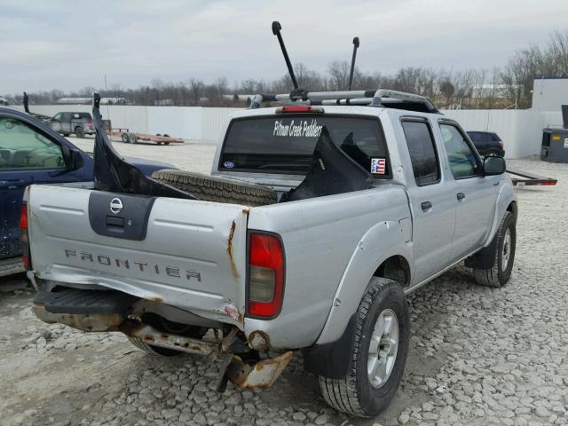 1N6MD27Y73C408475 - 2003 NISSAN FRONTIER C SILVER photo 4