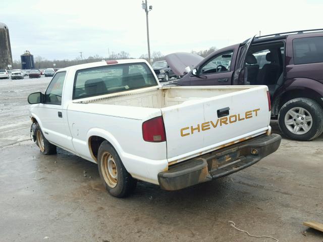 1GCCS145928180473 - 2002 CHEVROLET S TRUCK S1 WHITE photo 3